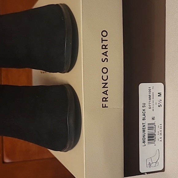 Franco Sarto suede ankle boots; Size 5-1/2 - Picture 2 of 10